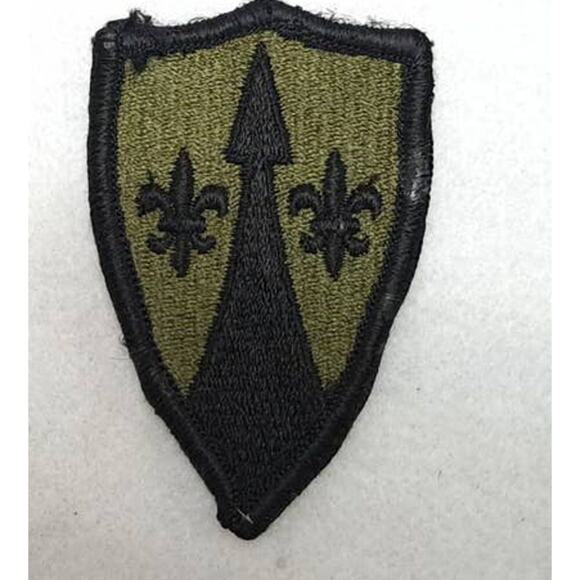 US Army Patch Theater Support Command Europe Subdued Shoulder Preowned Vintage - Picture 1 of 2